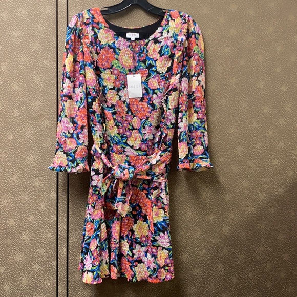 🔥🔥🔥NEW Claudie Pierlot Ricati Multicolor Floral Mini Dress - Picture 5 of 12